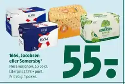Coop 365 1664, Jacobsen eller Somersby tilbud