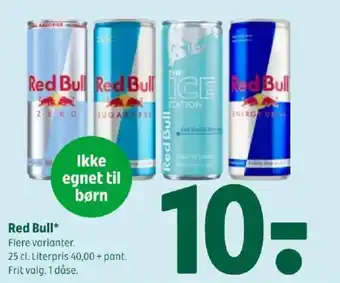 Coop 365 Red Bull tilbud