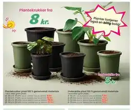 Hi five Underskåle plast 100 % genanvendt materiale tilbud