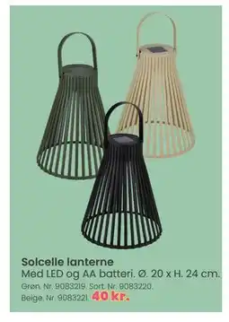 Hi five Solcelle lanterne tilbud