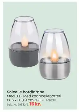 Hi five Solcelle bordlampe tilbud