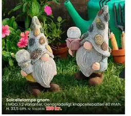 Hi five Solcellelampe gnom tilbud