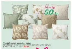 Hi five Vandafvisende udendørs puder tilbud