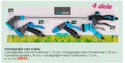 Hi five Vandsprøjte sæt 4 dele tilbud