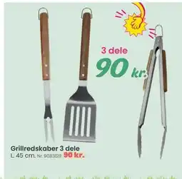 Hi five Grillredskaber 3 dele tilbud