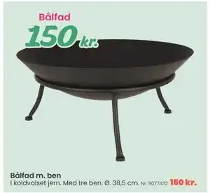 Bålfad m. ben