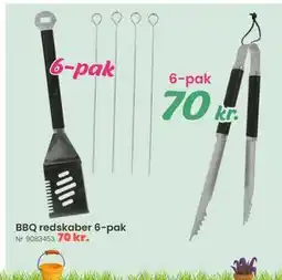 Hi five BBQ redskaber 6-pak tilbud
