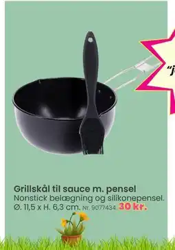 Hi five Grillskål til sauce m. pensel tilbud