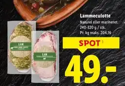 Lidl Lammeculotte tilbud