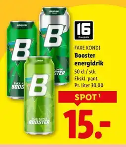 Lidl Booster energidrik tilbud