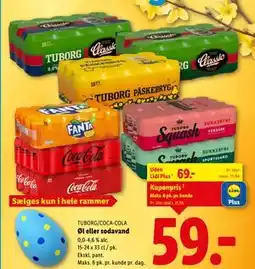 Lidl Øl eller sodavand tilbud
