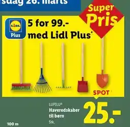 Lidl Haveredskaber til børn tilbud
