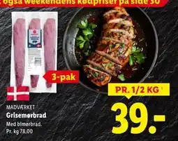 Lidl Grisemørbrad tilbud