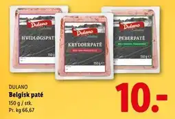 Lidl Belgisk paté tilbud