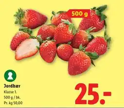 Lidl Jordbær tilbud