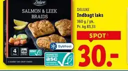 Lidl Indbagt laks tilbud