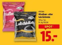 Lidl Hindbær- eller lakridsbåde tilbud
