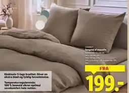 Lidl Sengetøj af musselin tilbud