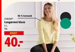 Lidl Langærmet bluse tilbud