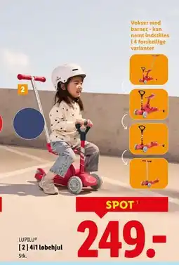 Lidl 4i1 løbehjul tilbud