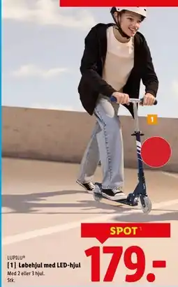 Lidl Løbehjul med LED-hjul tilbud