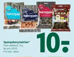Coop 365 Spangsberg bolcher tilbud