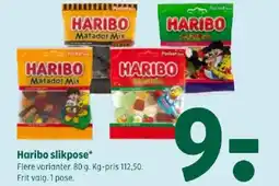 Coop 365 Haribo slikpose tilbud