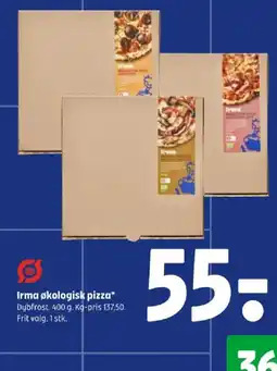 Coop 365 Irma økologisk pizza tilbud