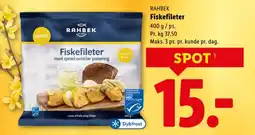 Lidl RAHBEK Fiskefileter tilbud