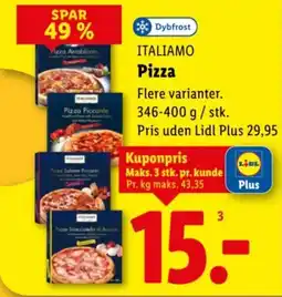 Lidl ITALIAMO Pizza tilbud