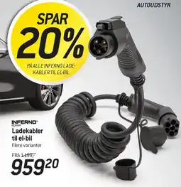 Thansen Ladekabler til el-bil tilbud