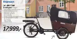Thansen El-ladcykel E-Cargo 5 tilbud