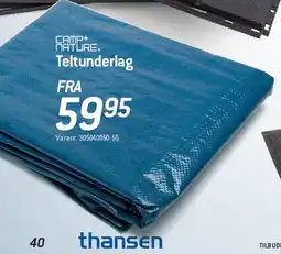 Thansen Teltunderlag tilbud