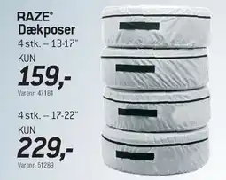 Thansen RAZE Dækposer (4 stk.) tilbud