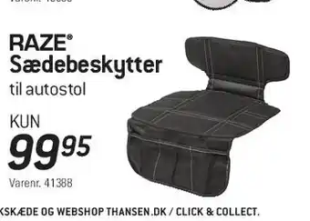 Thansen RAZE Sædebeskytter tilbud