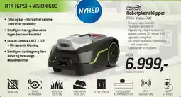 Thansen Robotplæneklipper RTK + Vision 600 tilbud