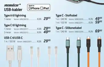 Thansen USB-kabler tilbud