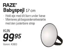 Thansen RAZE Babyspejl 17 cm tilbud