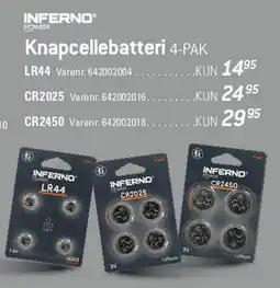Thansen Knapcellebatteri 4-pak tilbud