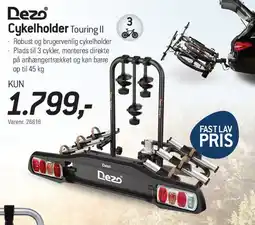 Thansen Dezo Cykelholder Touring II (3 cykler) tilbud