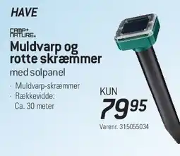 Thansen Muldvarp og rotte skræmmer tilbud