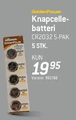 Thansen Knapcellebatteri CR2032 – 5 stk. tilbud