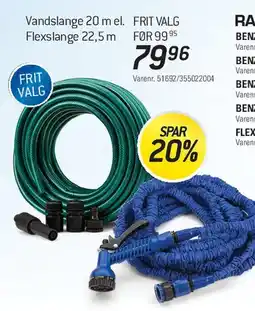 Thansen Vandslange / Flexslange tilbud