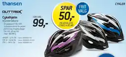 Thansen Outtrek cykelhjelm til junior/voksne tilbud