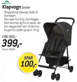 Thansen Klapvogn Snow tilbud