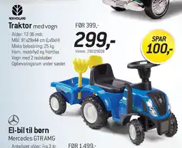 Thansen Traktor med vogn tilbud