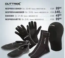 Thansen OUTTREK - Neoprentilbehør tilbud