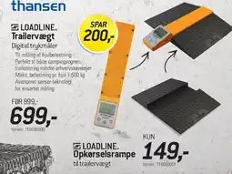 Thansen LOADLINE Trailervægt (digital) tilbud