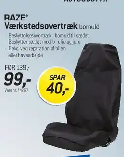 Thansen RAZE Værkstedsovertræk (bomuld) tilbud