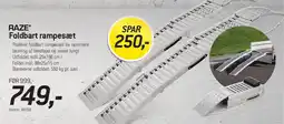 Thansen RAZE Foldbart rampesæt tilbud